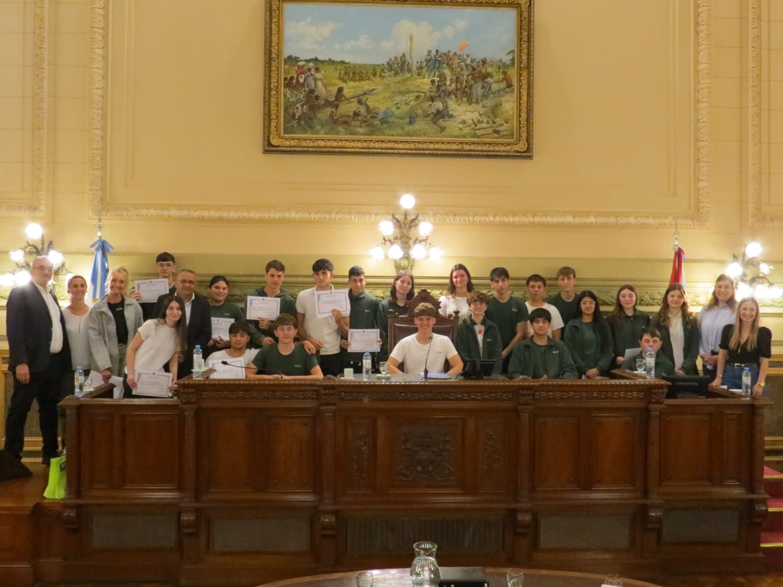 Jóvenes en el Senado